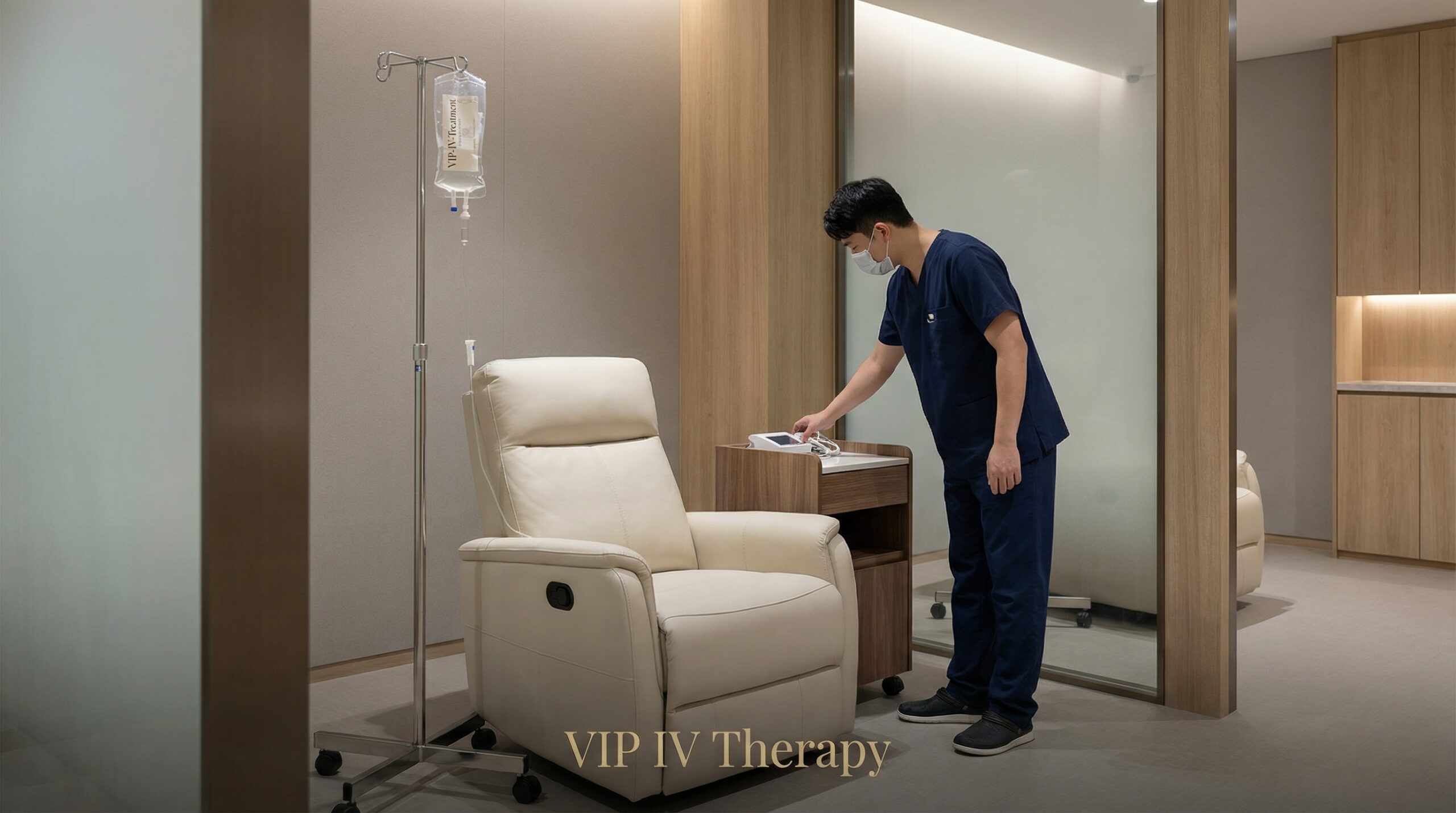 vip-iv-treatment-private-wellness-room-with-clinician-and-iv-bag