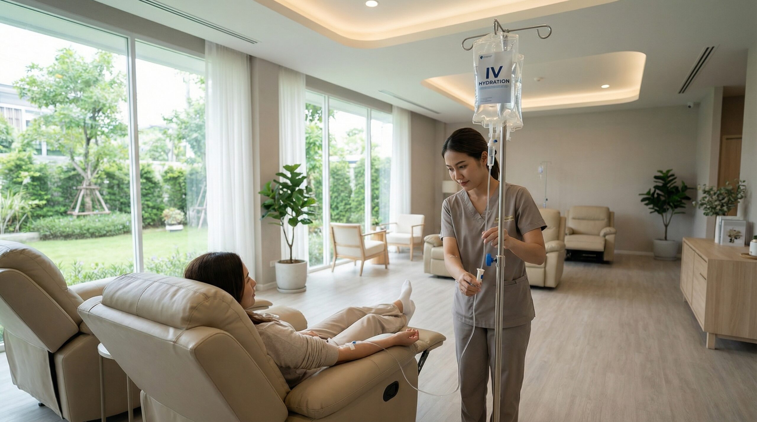 modern-iv-hydration-clinic-with-patient-and-iv-bag