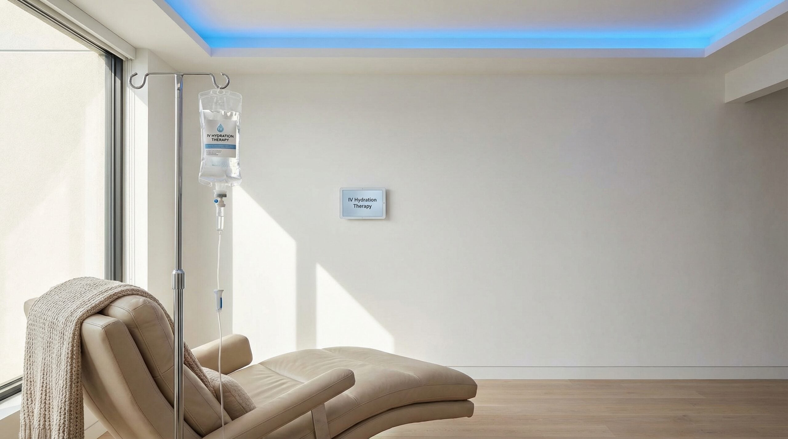 modern-iv-hydration-clinic-with-iv-drip-and-lounge-chair